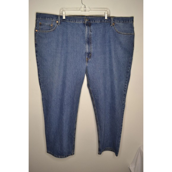 Levi's 550 Men's 56x30 Medium Wash Relaxed Fit Tapered Leg Denim Jeans - Picture 1 of 13